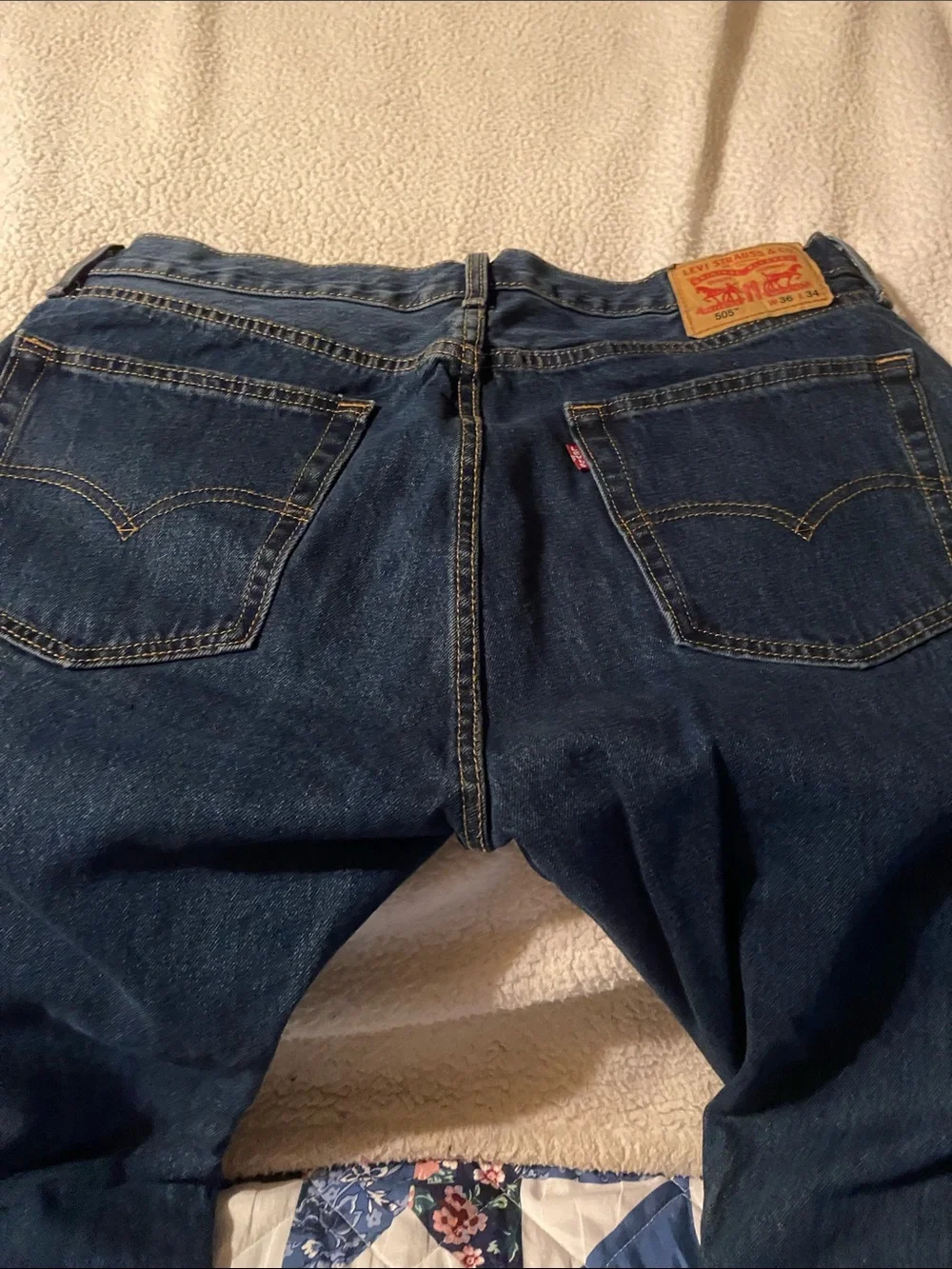 Levi's 505 Regular Fit Men’s Jeans - Dark Blue